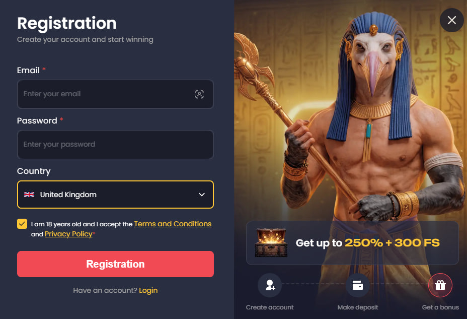 totbet casino registration